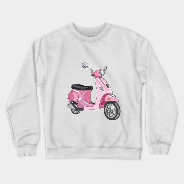 Scooter Crewneck Sweatshirt by idiotstile